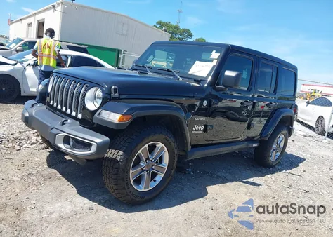 2022 Jeep Wrangler Unlimited Sahara 4X4 from USA, damaged, VIN 1C4HJXEG3NW118353